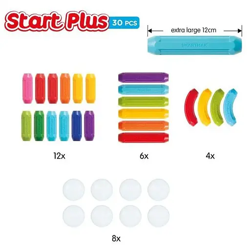 Магнитный конструктор SmartMax Начинающий+ (SMX 310) - фото 2