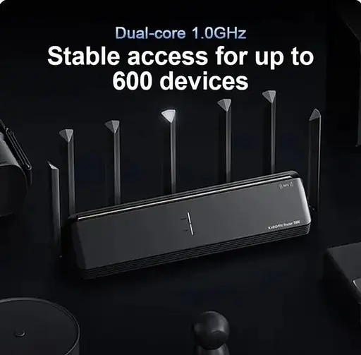 Роутер Wi-Fi 7 Xiaomi BE7000 RC06 DVB4359CN 7000 Мбит/с + переходник - фото 8