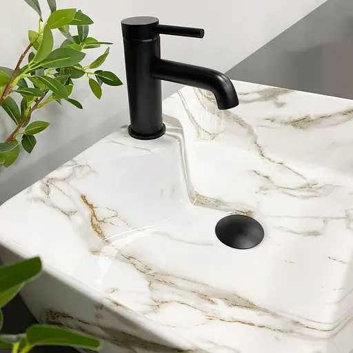 Умивальник VBI Forli marmo glossy накладний VBI-011105, Мармур - фото 5