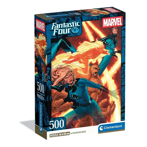 Пазл Фантастична Четвірка Марвел - Fantastic Four Marvel - 500 шт Clementoni 35805