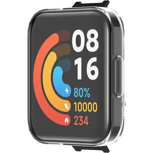 Чехол-накладка DK Silicone Face Case для Xiaomi Redmi Watch 2 Lite (clear) - фото 2