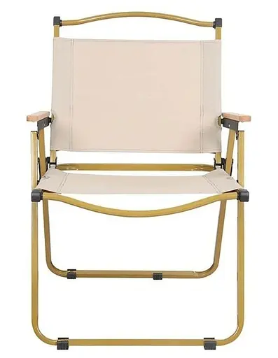 Складний стілець Market Union зі спинкою 80х52х45 см бежевий (1004590) - фото 2