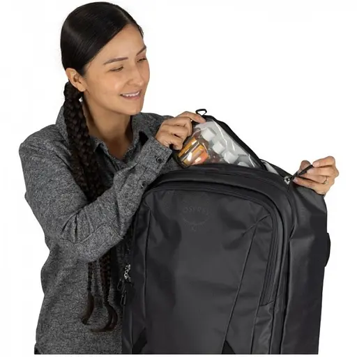 Сумка на колесах Osprey Transporter Wheeled Carry-On 38 L чорна (1054-009.3978) - фото 9