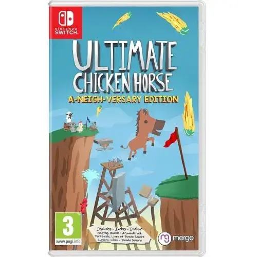 Гра Ultimate Chicken Horse A-Neigh-Versary Edition (російські субтитри) (Nintendo Switch)