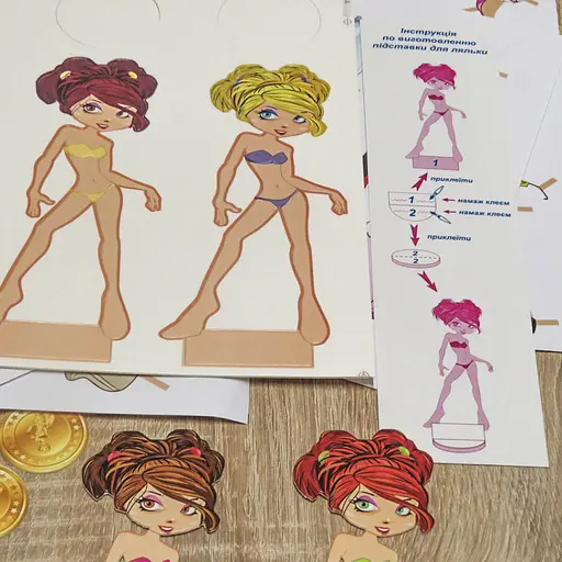 Дитяча настільна гра для дівчаток "Модниця" 0239 укр. мовою - фото 9