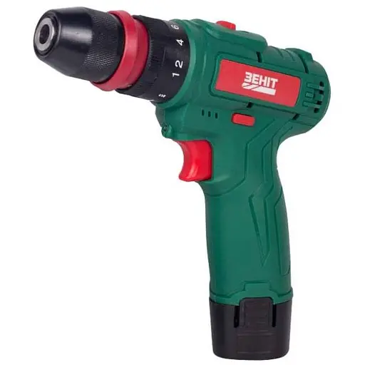 Шурупокрут-дриль акумуляторний Zenit США-12/15 DFR 12В 2х1.5 А/год 18 Нм 350·1350 об/хв 0.95 кг