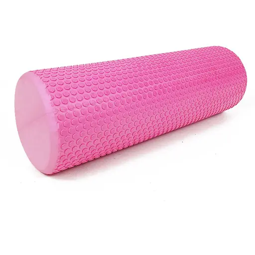 Массажный ролик EasyFit Foam Roller 45 см Розовый (EF-2030-P) - фото 1