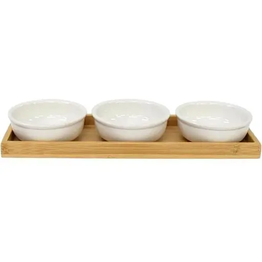 Набор соусников Ardesto Midori на подставке 160 мл 3 шт. (AR0924S)