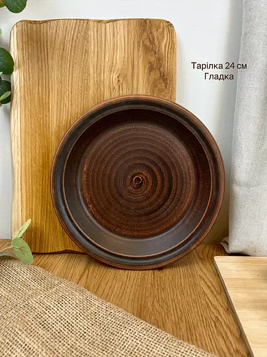 Шашлычный столовый сервиз керамической (глиняной) посуды на 6 человек Гладкий - фото 6