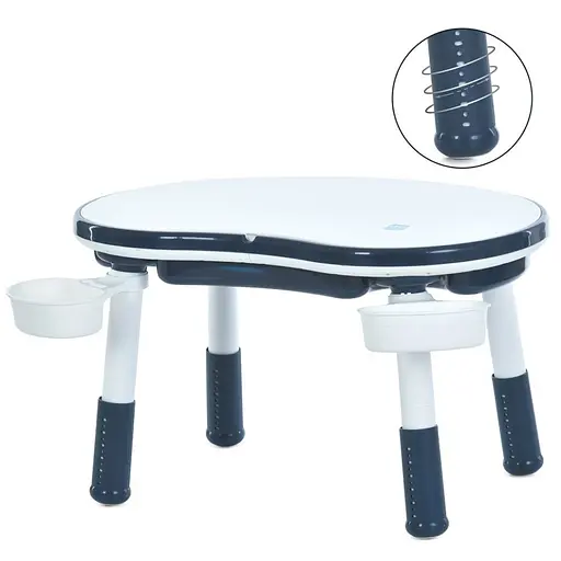 Дитячий столик M 6177-4 ігрове поле для конструктора - фото 5