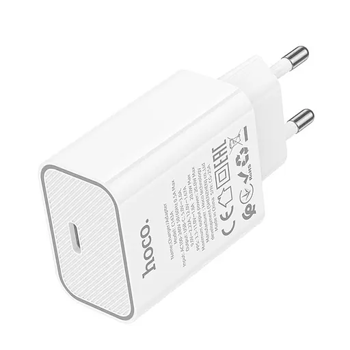 СЗУ Hoco C143A Benefit PD20W (1USB-C) White - фото 5
