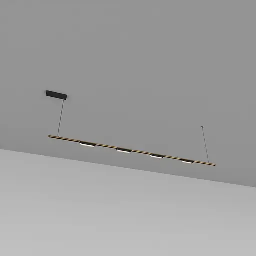 Подвесной светильник Skarlat RHL7788 25W GD+BK 4000K