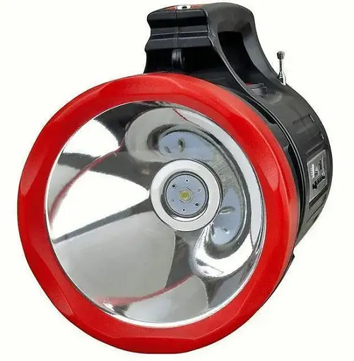 Переносной фонарь прожектор Yajia YJ-1908T аккумуляторная мощная солнечная панель три лампы - фото 3