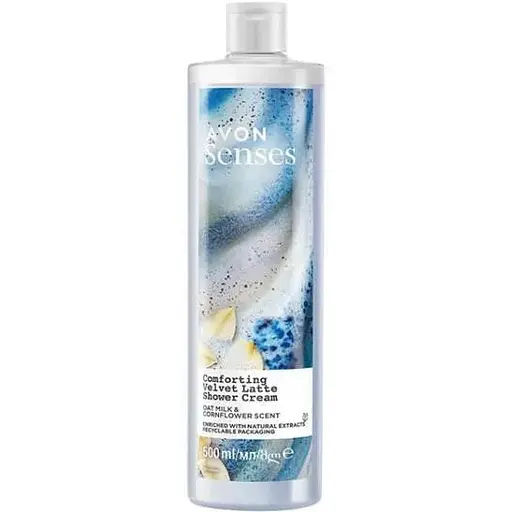 Крем-гель для душу Avon з ароматом вівсяного молока і волошки 500 мл - фото 1