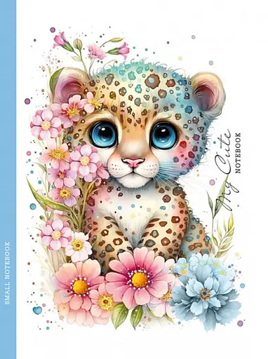 Блокнот, 55 г, 128x165 мм, 48 аркушів, інтегральна палітурка, матова ламінація, дизайн 23177