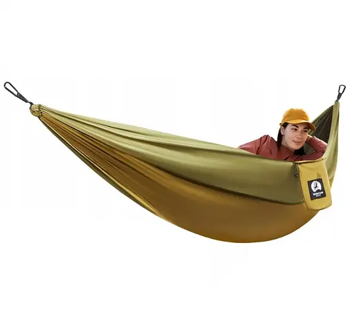 Туристический гамак Mountain Goat 300 x 200 см двухместный, подвесной Olive (P-5905973403139) - фото 1