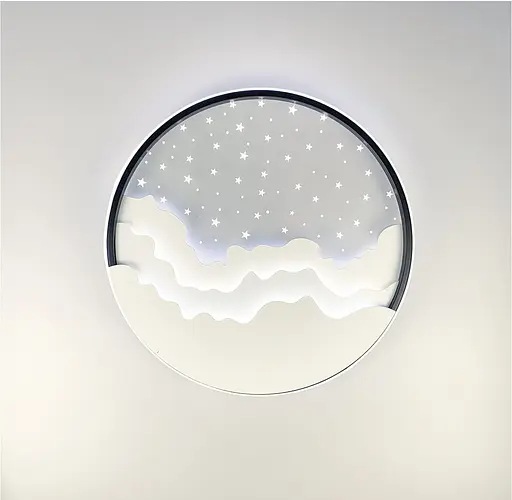 Стельовий LED світильник з імітацією нічного неба | Line F | Арт. 2359-500 WT+BK - фото 2