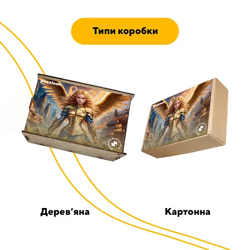 Пазл деревянный Аниме Феерические Крылья, А2, Деревянная коробка 300+ элементов - фото 4