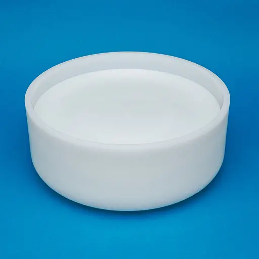 Форма для виготовлення твердого та м'якого сиру з поршнем важка Ø 22 см на 2.3 кг сиру, Kitchette Білий 85132 - фото 7