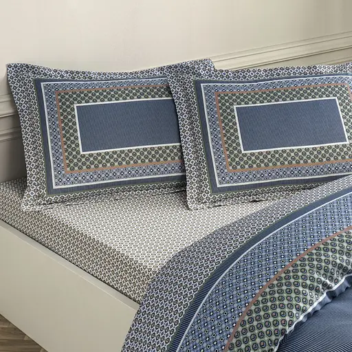 Постільна білизна Serenya Blue Сатин Tac pbe0051573 - фото 3