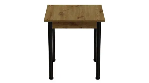 Стіл кухонний Ferrum-decor Агата 75x90x90 Чорний ДСП Дуб Артізан 16мм (FRD-105685) - фото 4