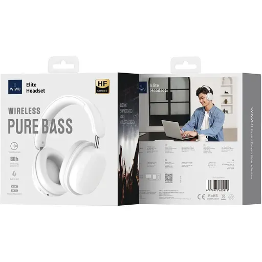 Навушники Wiwu TD-05 Elite Series White [138421] - фото 4