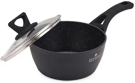 Ковш с крышкой Edenberg EB-3329 16 см 1.3 л черный - фото 2