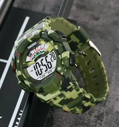 Чоловічий спортивний годинник Skmei 2153 (Камуфляж) - фото 4