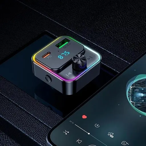 ФМ передатчик адаптер HOCO E81 Fantasy car BT FM transmitter - фото 6