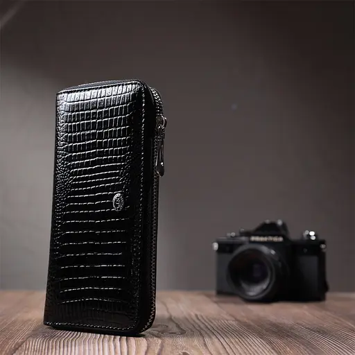 Жіночий шкіряний гаманець ST Leather 18х9х2 см acs0029396 - фото 9