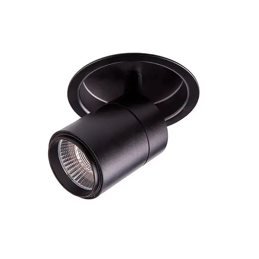 Точковий світильник MJ-Light SL74056-1/7W BK 3000K - фото 1