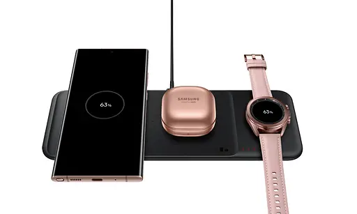 Бездротовий зарядний пристрій Samsung Wireless Charger 3 Slots (EP-P6300TBRGRU) чорний - фото 6