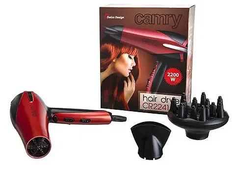 Фен Camry CR 2241 з дифузором 2200 Вт - фото 5