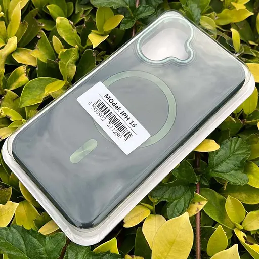 Шкіряний чохол Epik SnapCase with MagSafe для Apple iPhone 16, 6.1 Green - фото 2