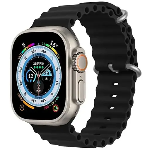 Ремешок Ocean Band для Apple Watch 38/40/41/42mm(ser.10) Черный / Black