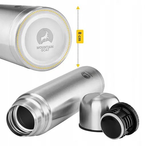Термос Mountain Goat 1 л Silver (P-5907739315755) - фото 4