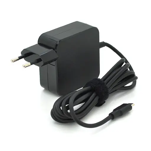 Адаптер питания Merlion для ноутбука ASUS 65W штекер Type-C длина 0.9м + кабель питания - фото 1