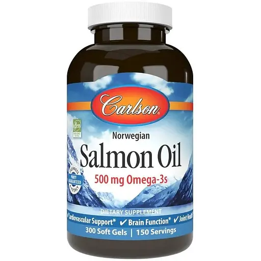 Жирные кислоты Carlson Labs Salmon Oil 300 капсул - фото 1