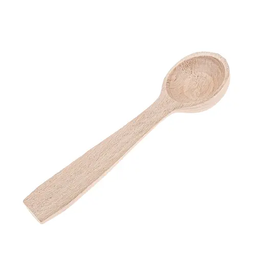 Ложка дерев'яна для цукру, спецій та сипучих продуктів 7.5 см, Woodly Бежевий 86102 - фото 1