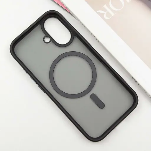 Чохол Epik TPU+PC Metal Buttons with MagSafe для Apple iPhone 16, 6.1 Чорний - фото 3