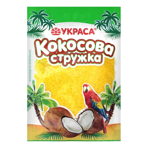 Стружка Украса кокосова кольорова в асортименті 25 г (266050) - фото 2