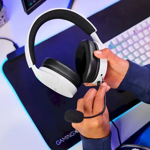 Гарнитура Trust игровая GXT 490 FAYZO 7.1 USB-A 2 м белая - фото 9