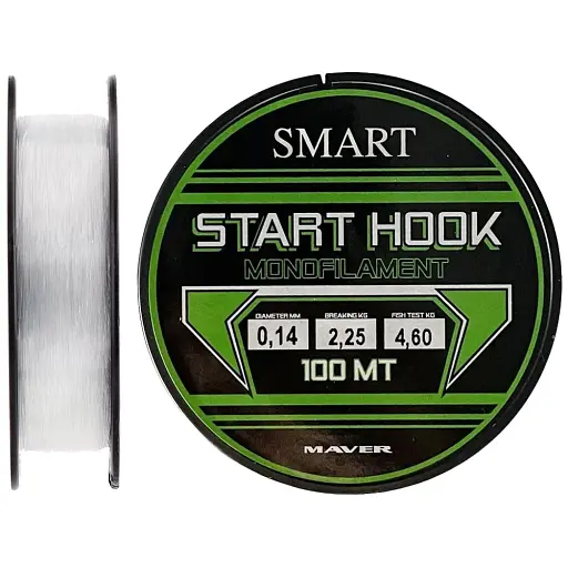 Леска Smart Start Hook 100 м 0.14 мм 2.25 кг