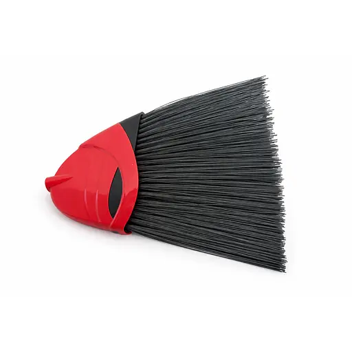 Віник щітка пластикова під кий синтетична для прибирання приміщень і підмітання підлоги 35x28 см Туреччина Червоний 88316 - фото 2