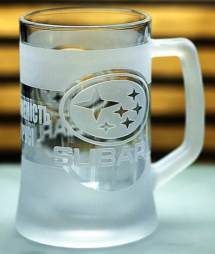 Пивний кухоль Subaru Субару 660 мл з гравіюванням Подарунок автолюбителю  Келих з логотипом авто та легендарний слоган - фото 7