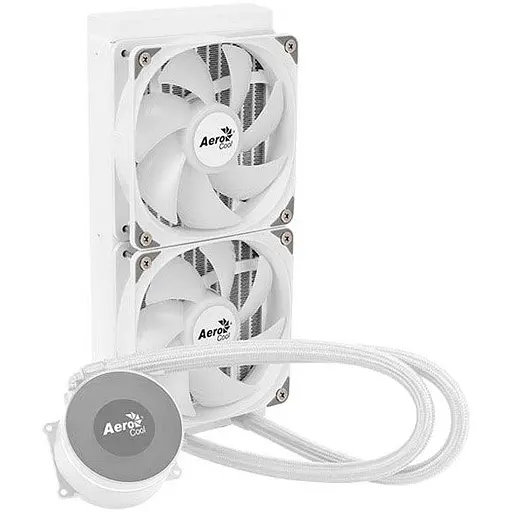 Система водяного охлаждения Aerocool Oasis L240 White (ACLA-OA24117.21) [143339] - фото 3