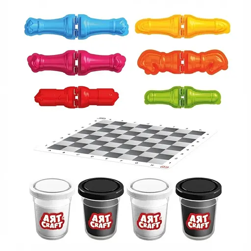 Набір для творчості Dede Art Craft Шахи з тіста 224 г (3732)