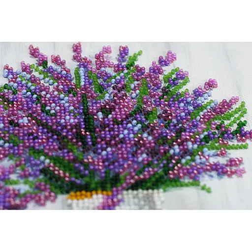 Набір-міді для вишивання бісером "Лаванди аромат" AMB-059 20х20 см - фото 2