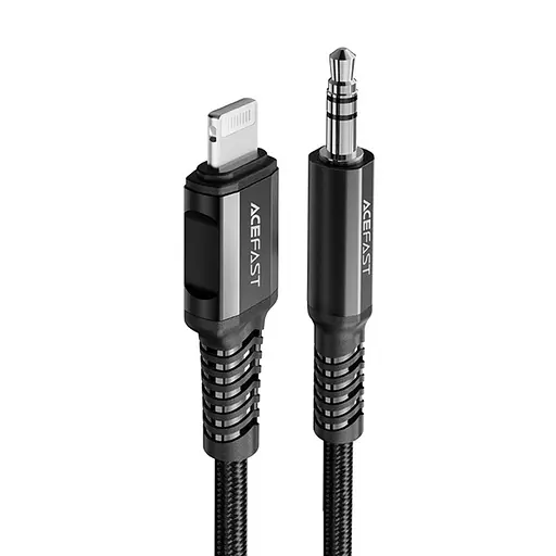 Кабель Acefast C1-06 Lightning to 3.5 мм 1.2 м чорний - фото 3