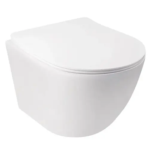 Унитаз подвесной Mixxus Ellipse-0306-R 520x360x365 мм, Rimless MI6708, Белый - фото 1